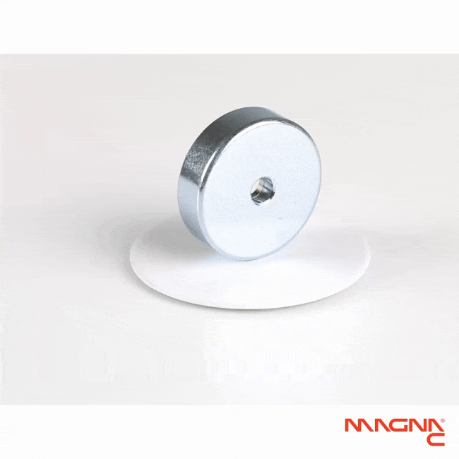 Neodym Flachgreifer Ø25x7mm mit konischer Senkung