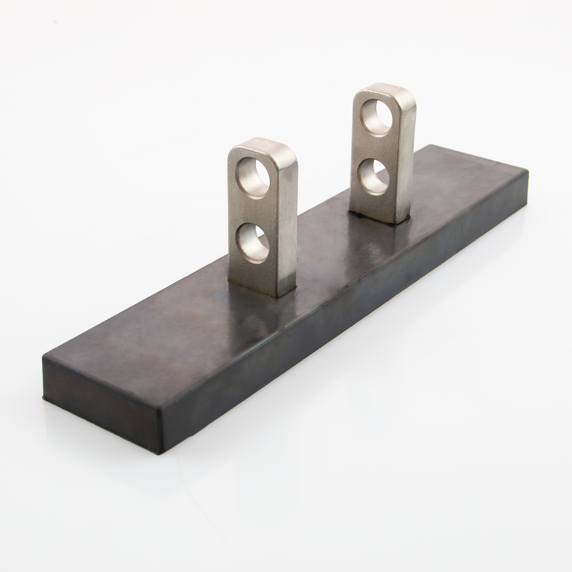 Gummiertes Magnetsystem 318x70x91mm mit 2x Doppelöse
