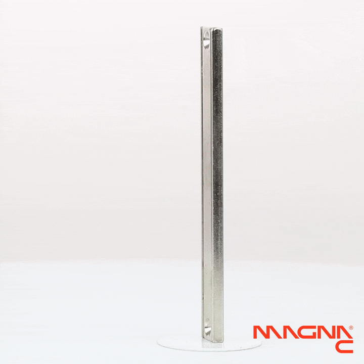 Neodym-Flachleiste 120x13,5x5mm mit konischer Senkung 360° Darstellung