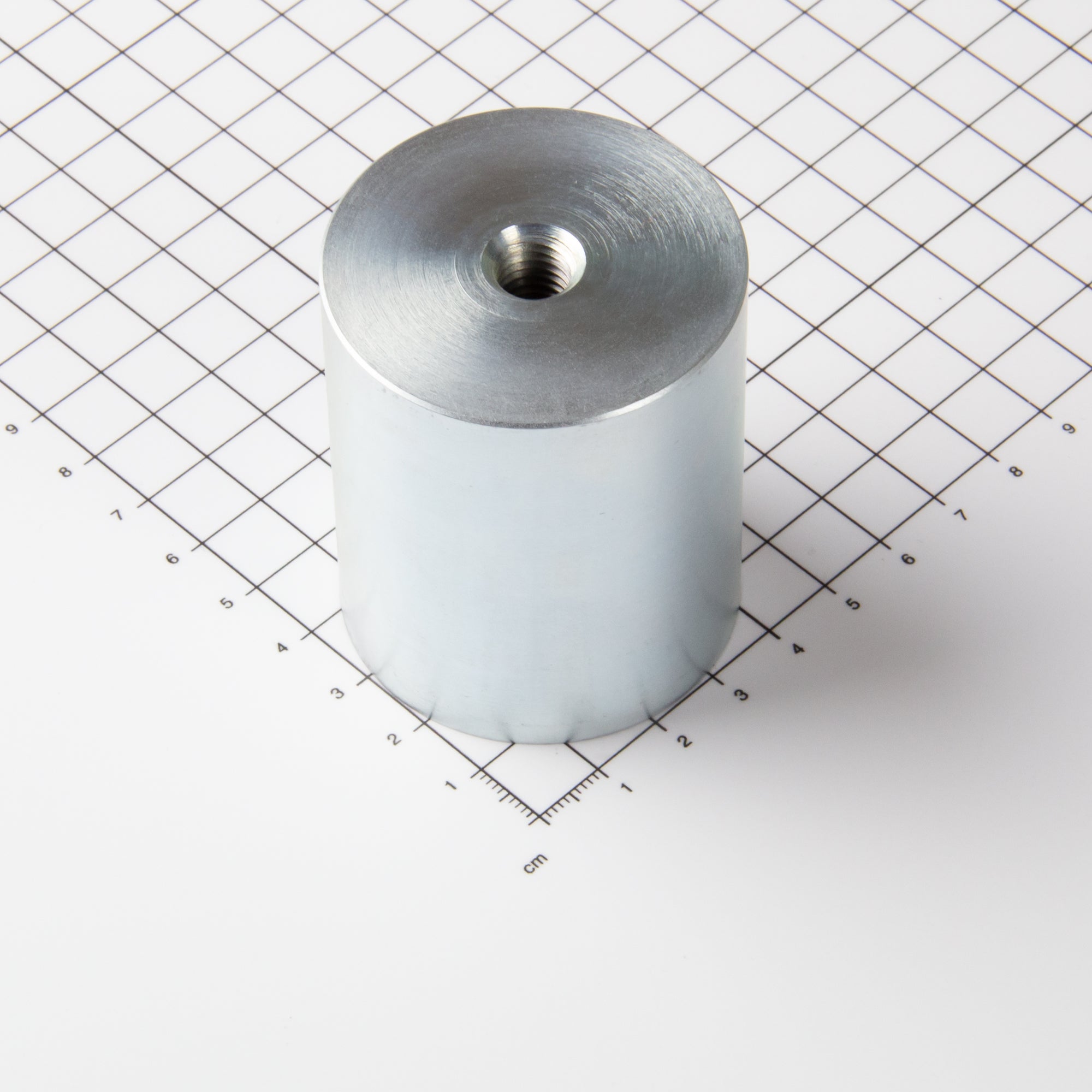 Stabgreifer aus AlNiCo Ø50x60mm mit Innengewinde M10