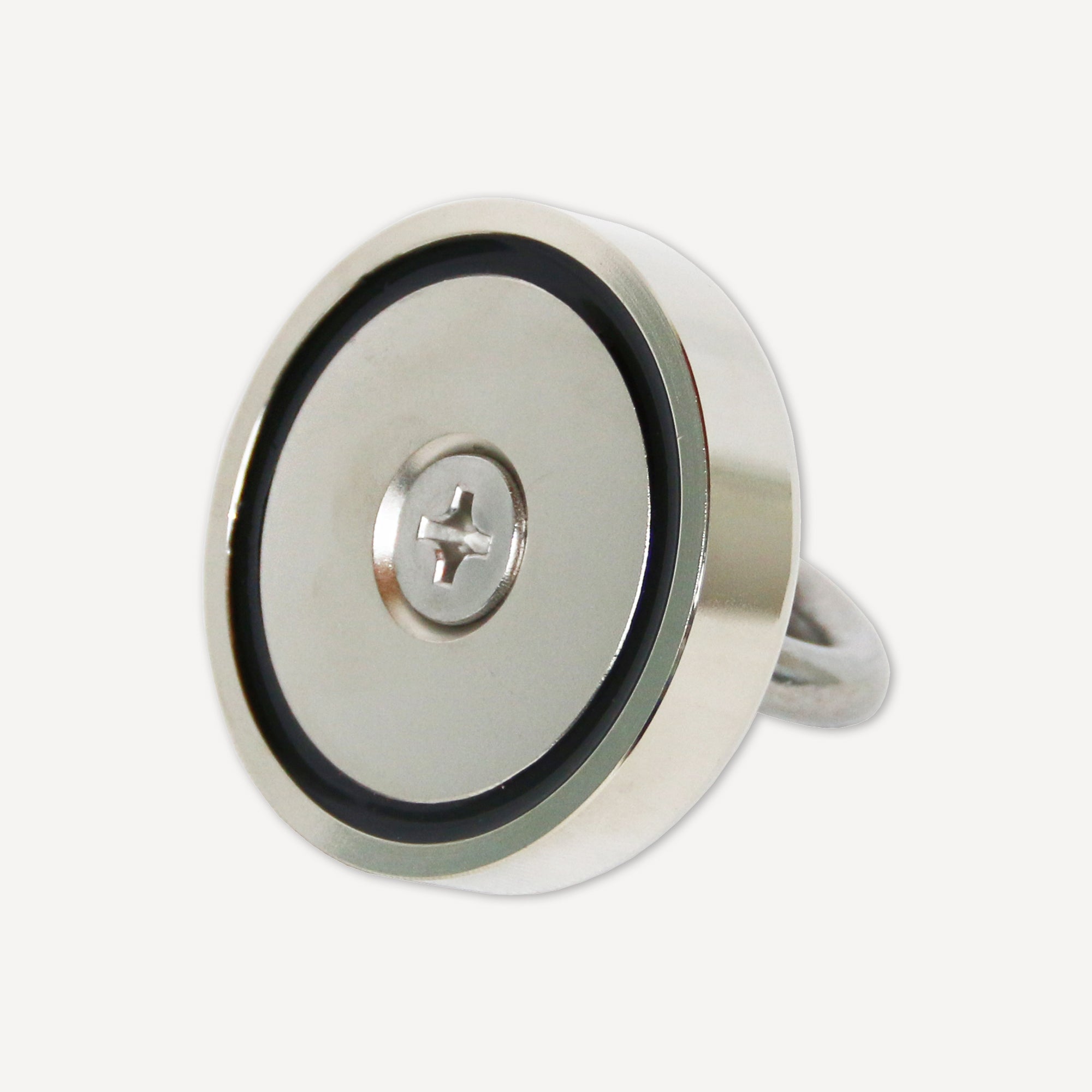 Neodym-Flachgreifer Ø50x10,7mm mit Öse Haftfläche