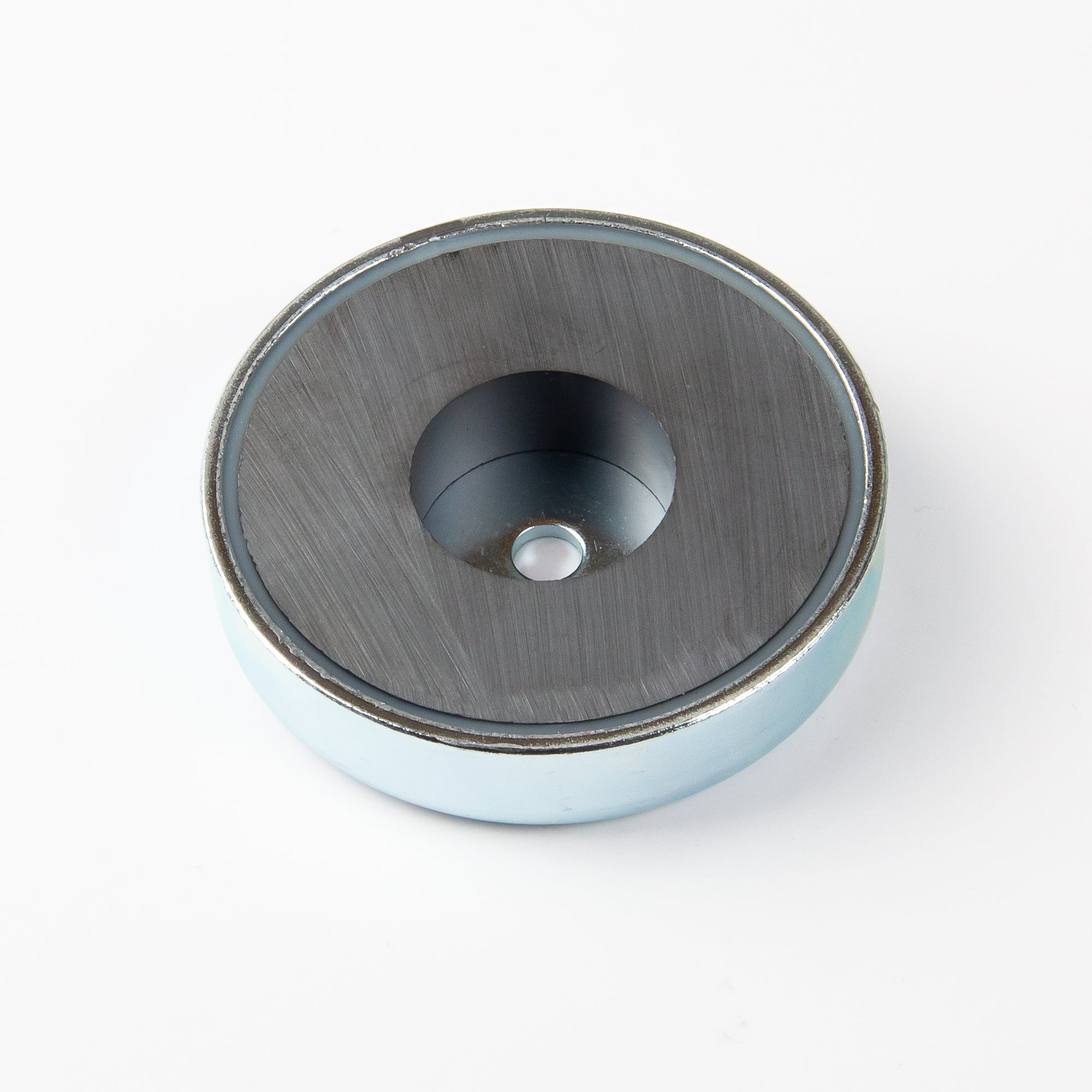 Ferrit Flachgreifer Ø63x14mm mit zylindrischer Senkung Haftfläche
