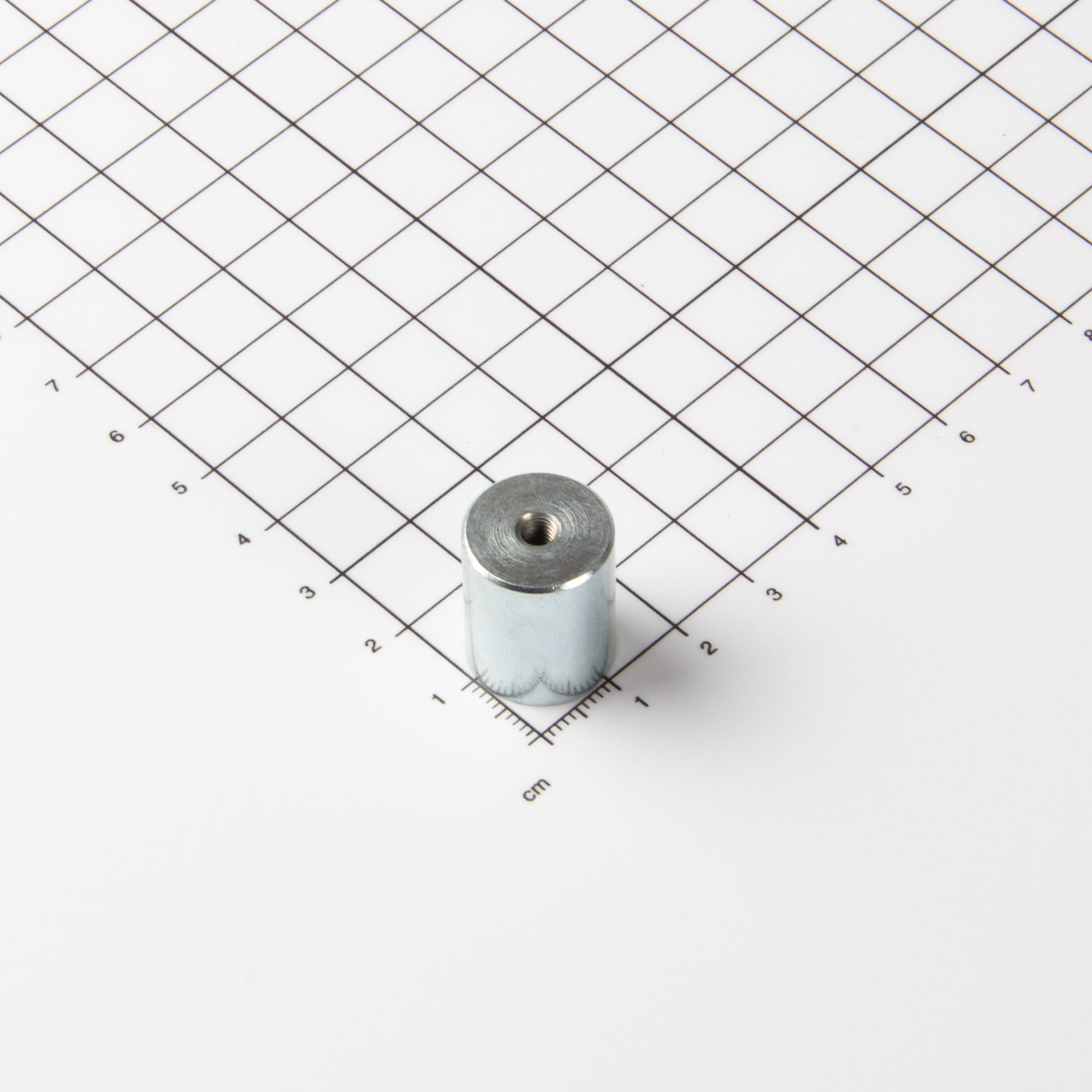 Stabgreifer aus AlNiCo Ø16x20mm mit Innengewinde M4