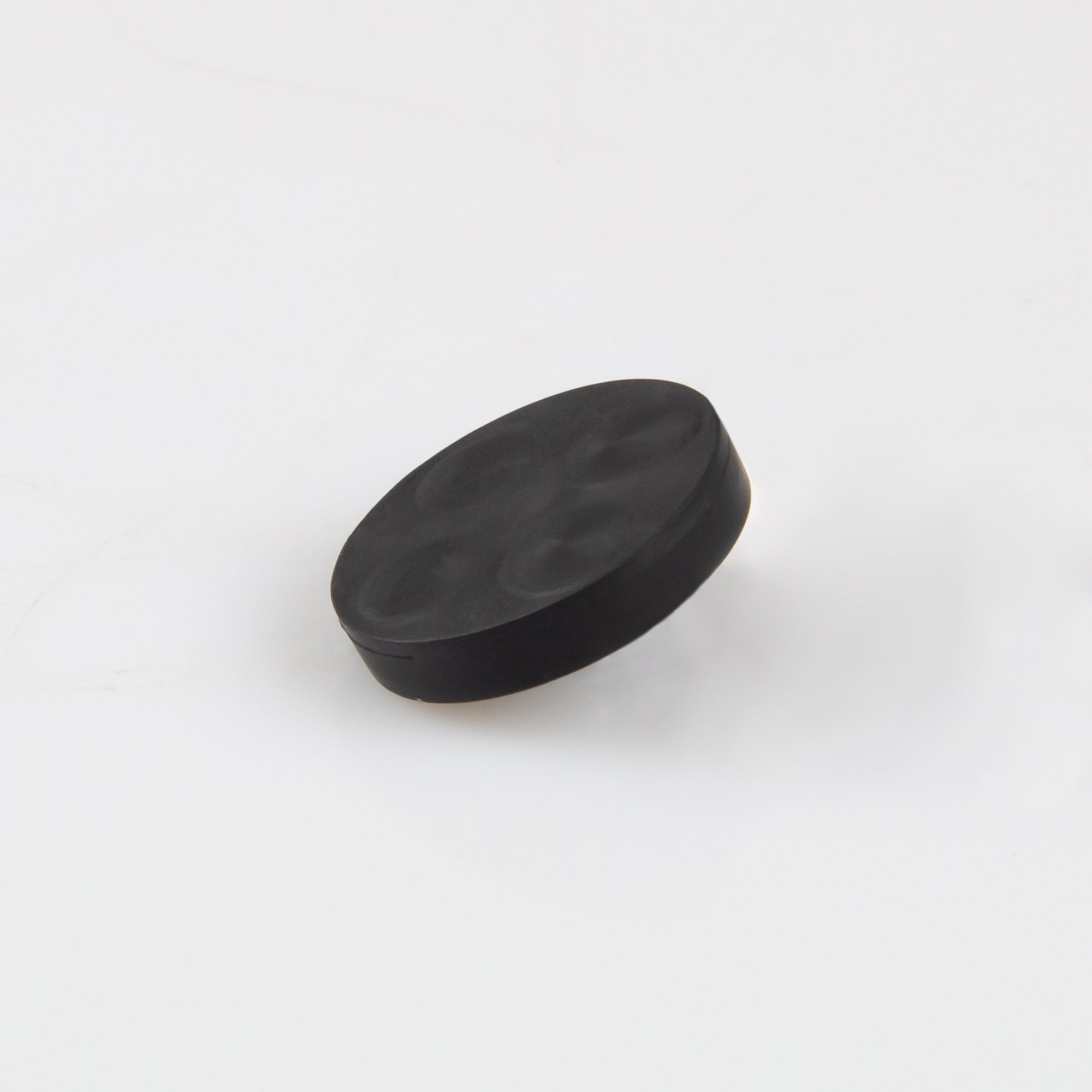 Gummiertes schwarzes Magnetsystem Ø31x6mm mit Gewindebuchse M4 Haftfläche