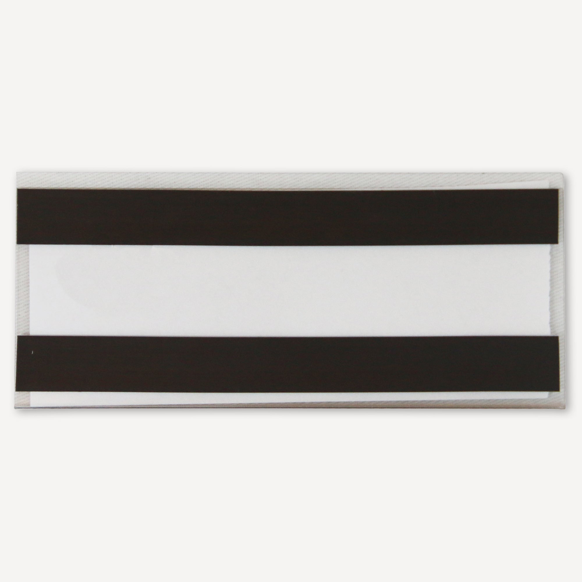 Lagerkennzeichnungsschild 150x60mm aus PVC-Hartfolie Rückseite
