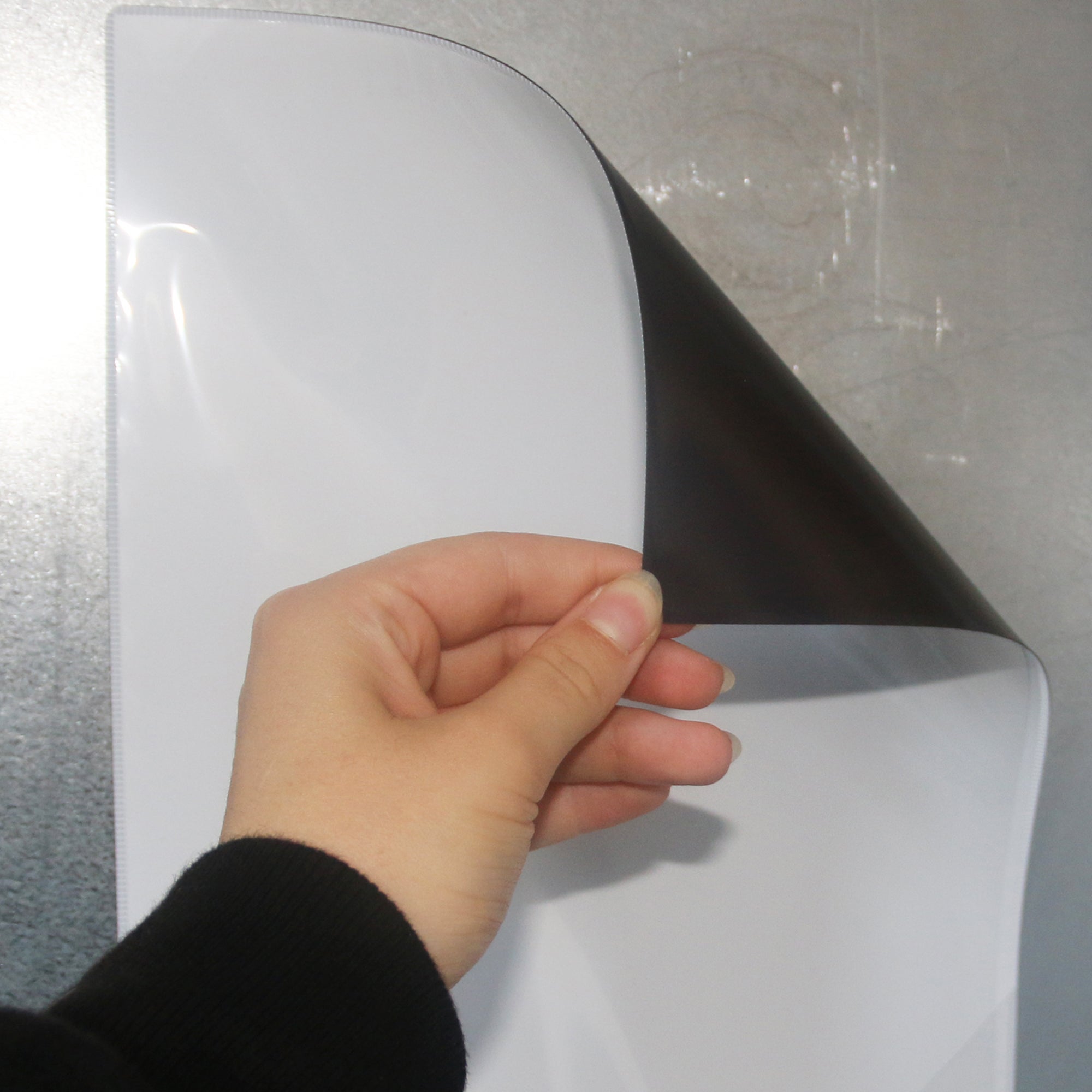 Magnetische Klarsichthülle für DIN A4 Rückseite