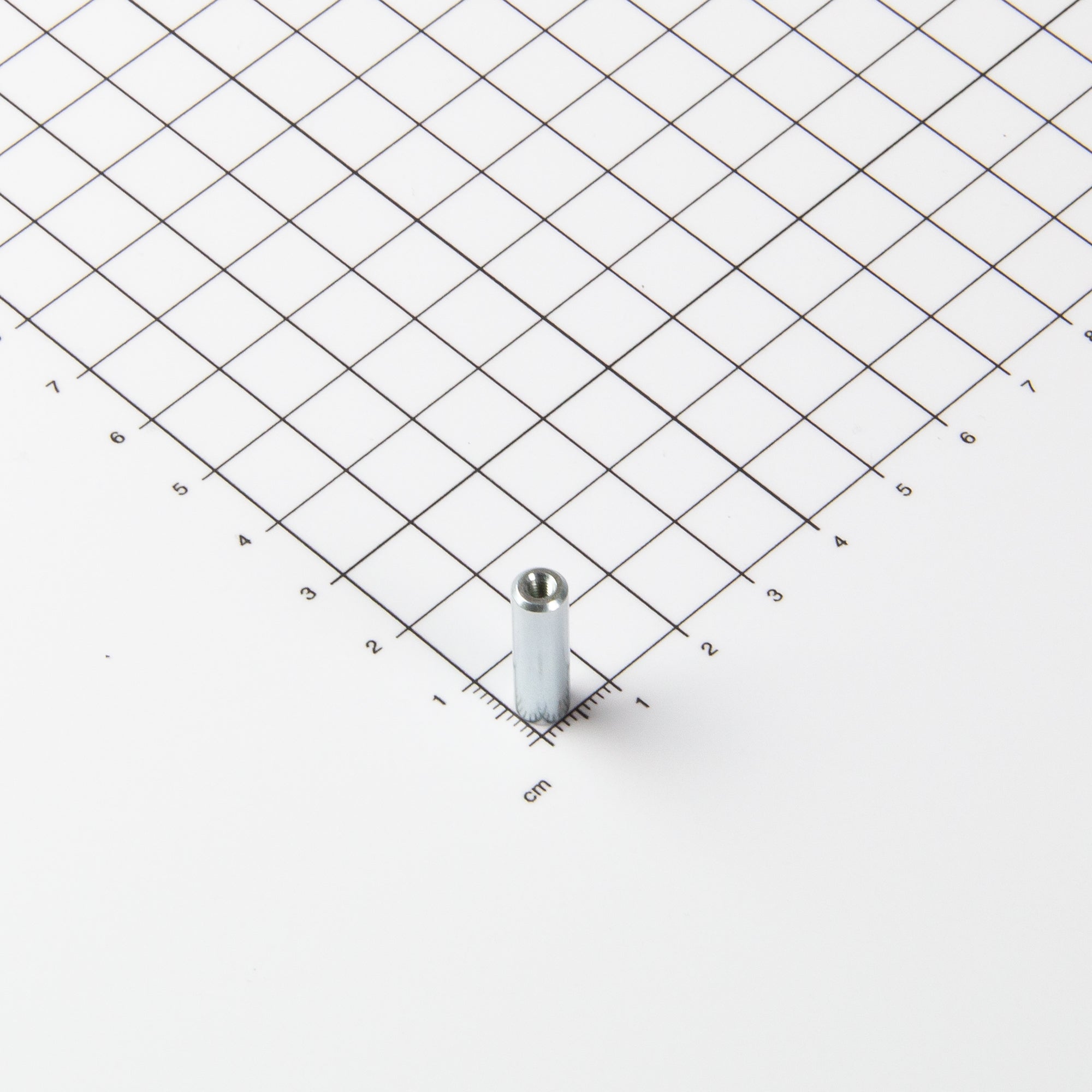 Stabgreifer aus AlNiCo Ø6x20mm mit Innengewinde M3