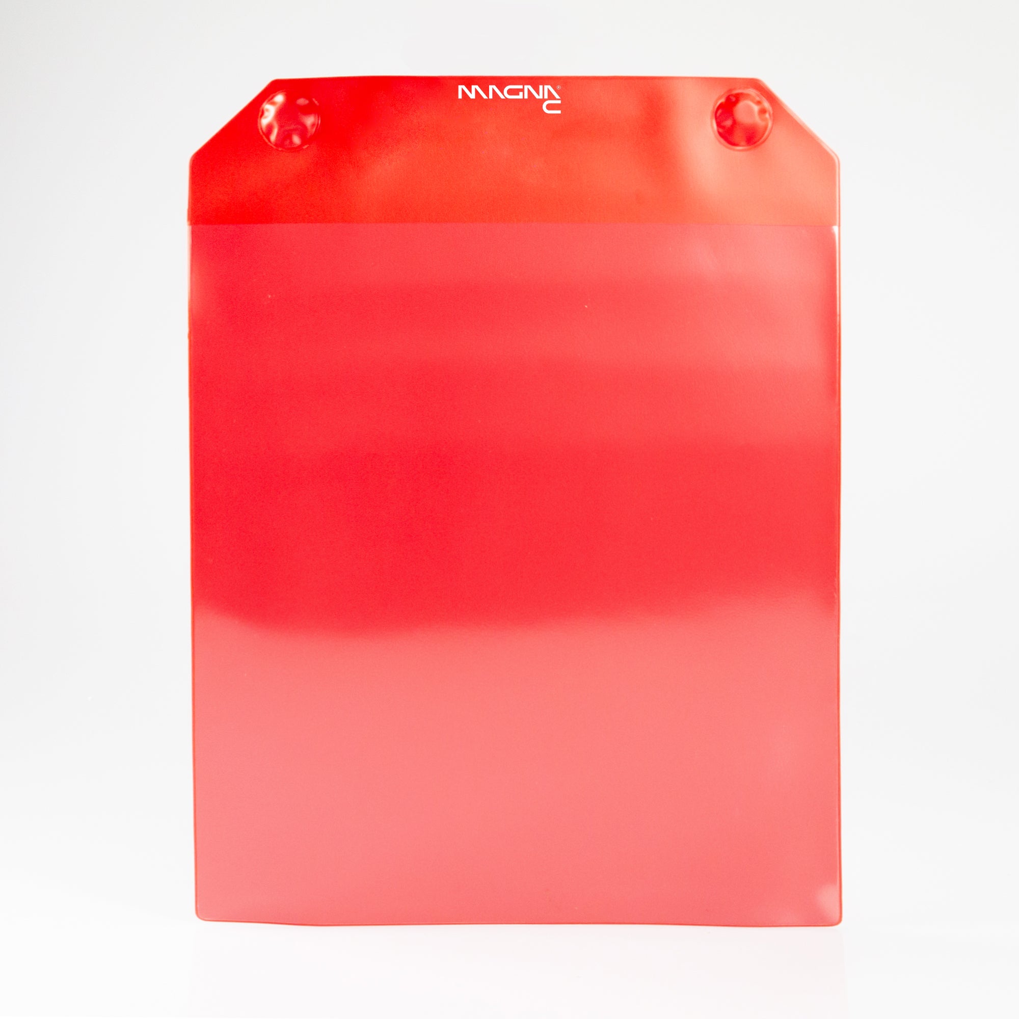 Magnettasche rot 255x300mm mit Neodym-Magneten in DIN A4