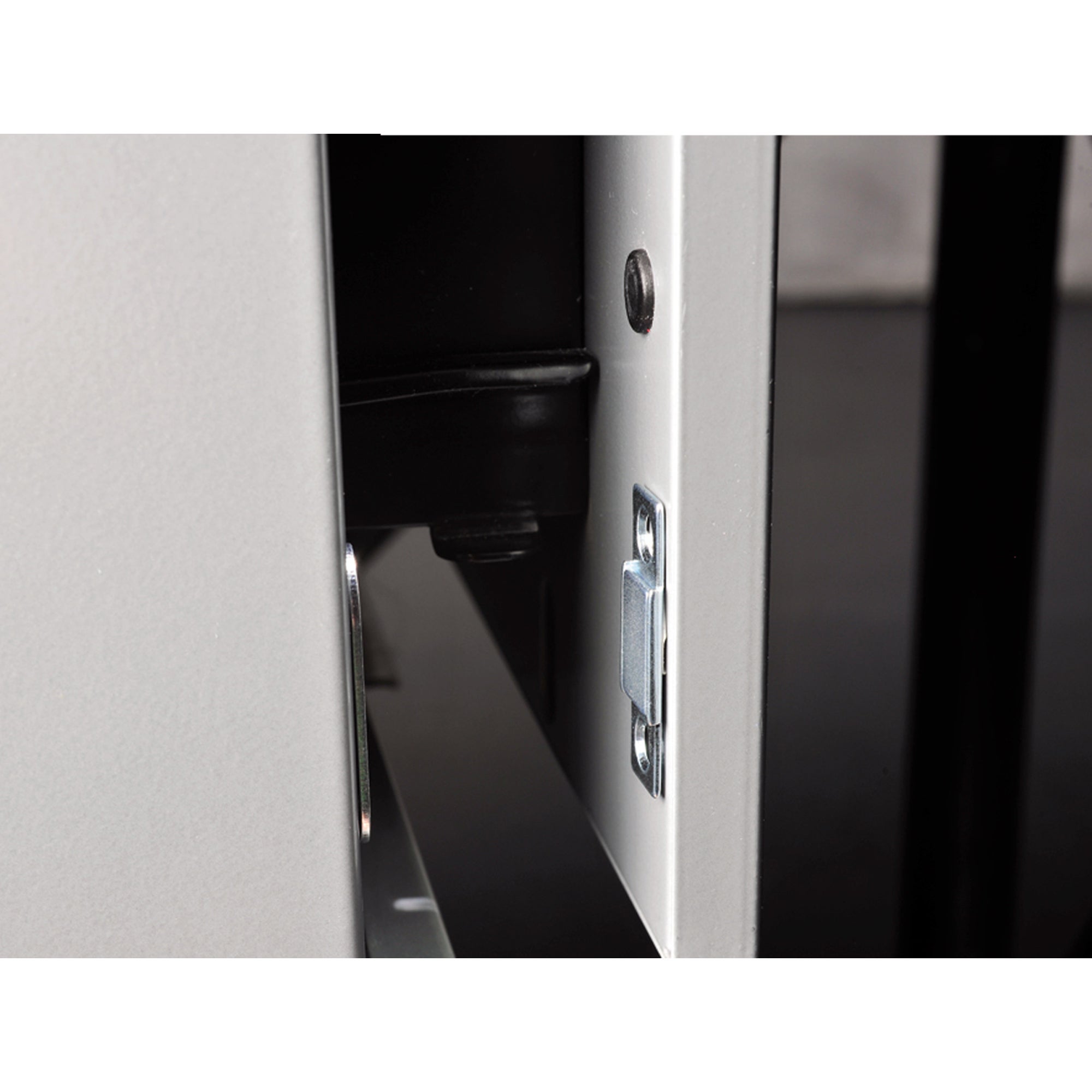 Neodym Flachleiste 35x15x3,2mm mit Gegenplatte als Tür-Haltemagnet