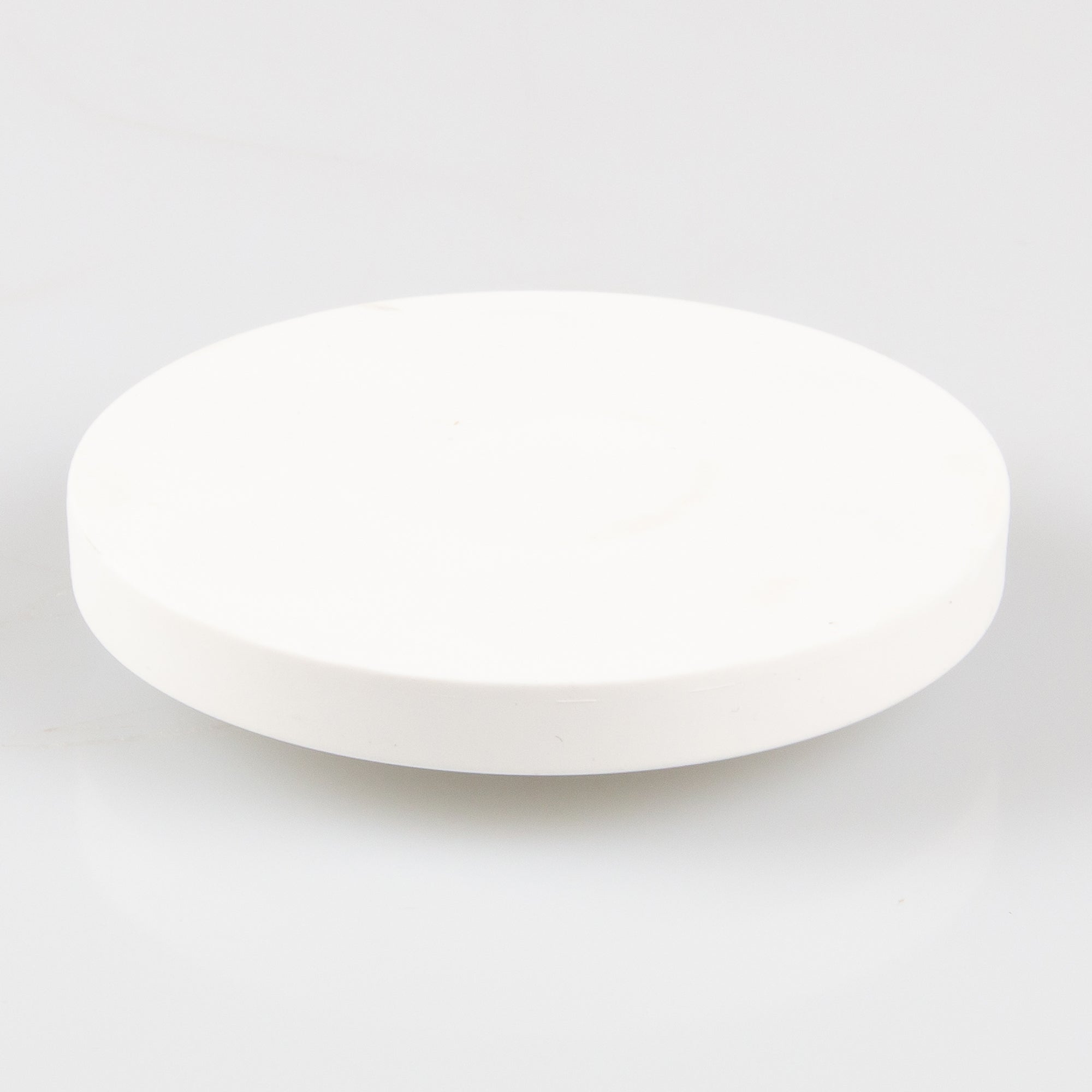 Gummiertes weißes Magnetsystem Ø88x8,5mm mit Gewindebuchse M8 Haftfläche