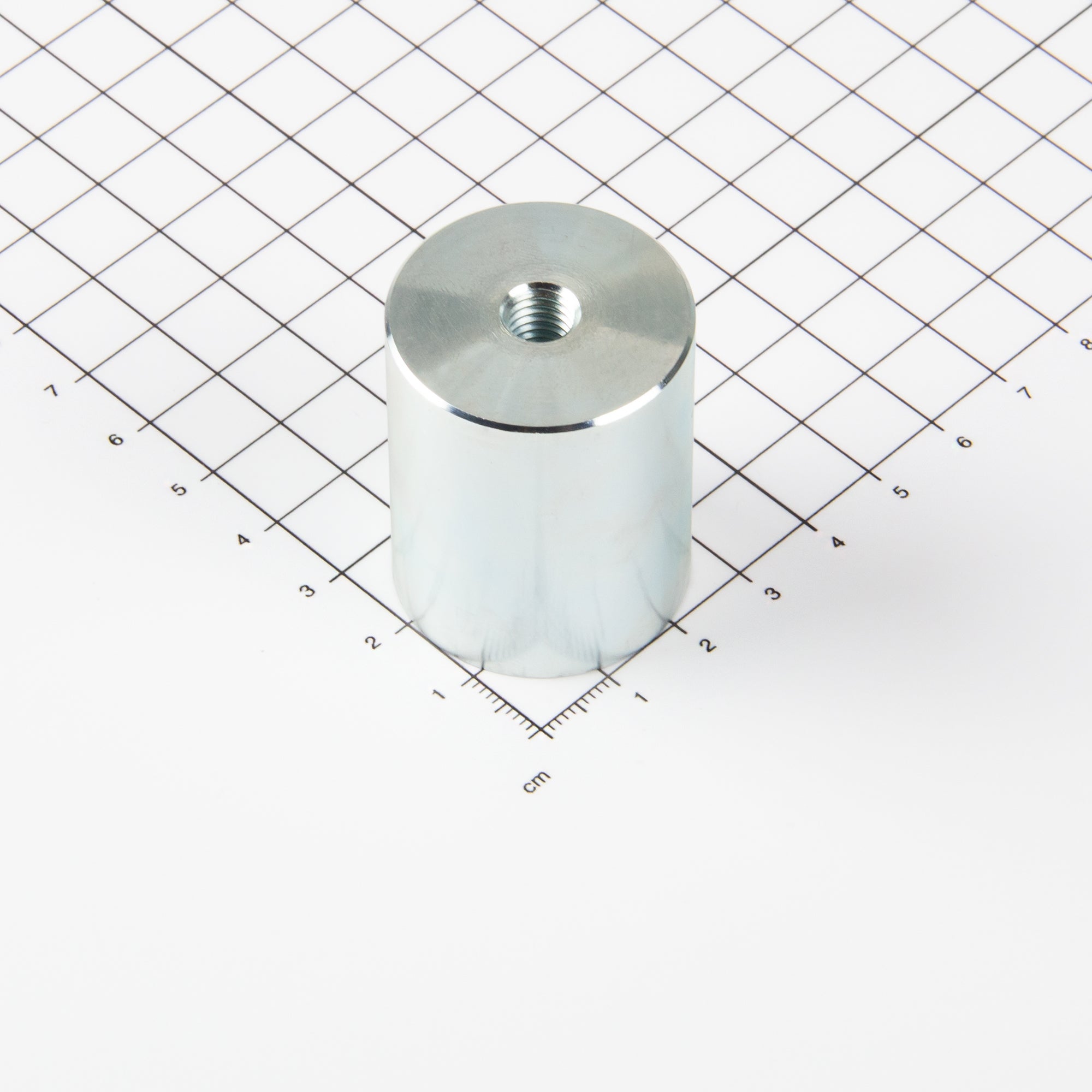 Stabgreifer aus AlNiCo Ø32x40mm mit Innengewinde M8