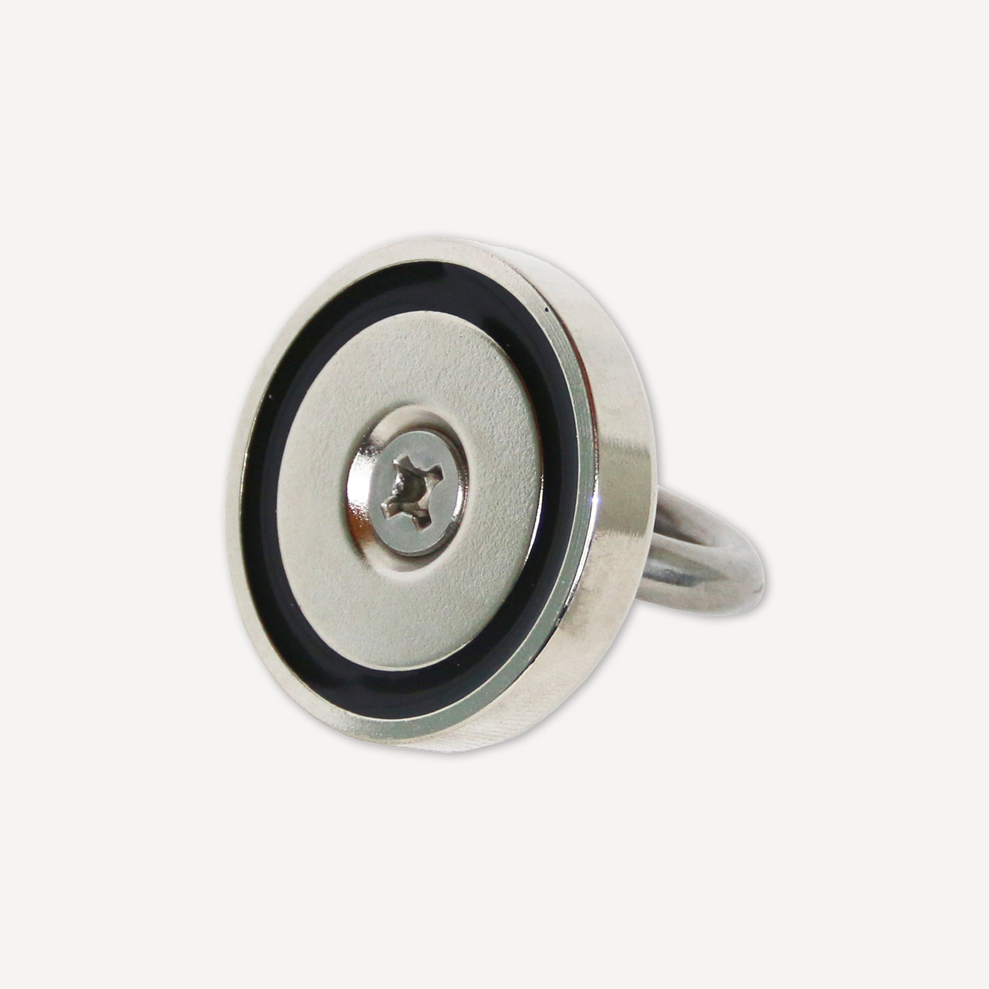 Neodym-Flachgreifer Ø45x8,7mm mit Öse Haftfläche