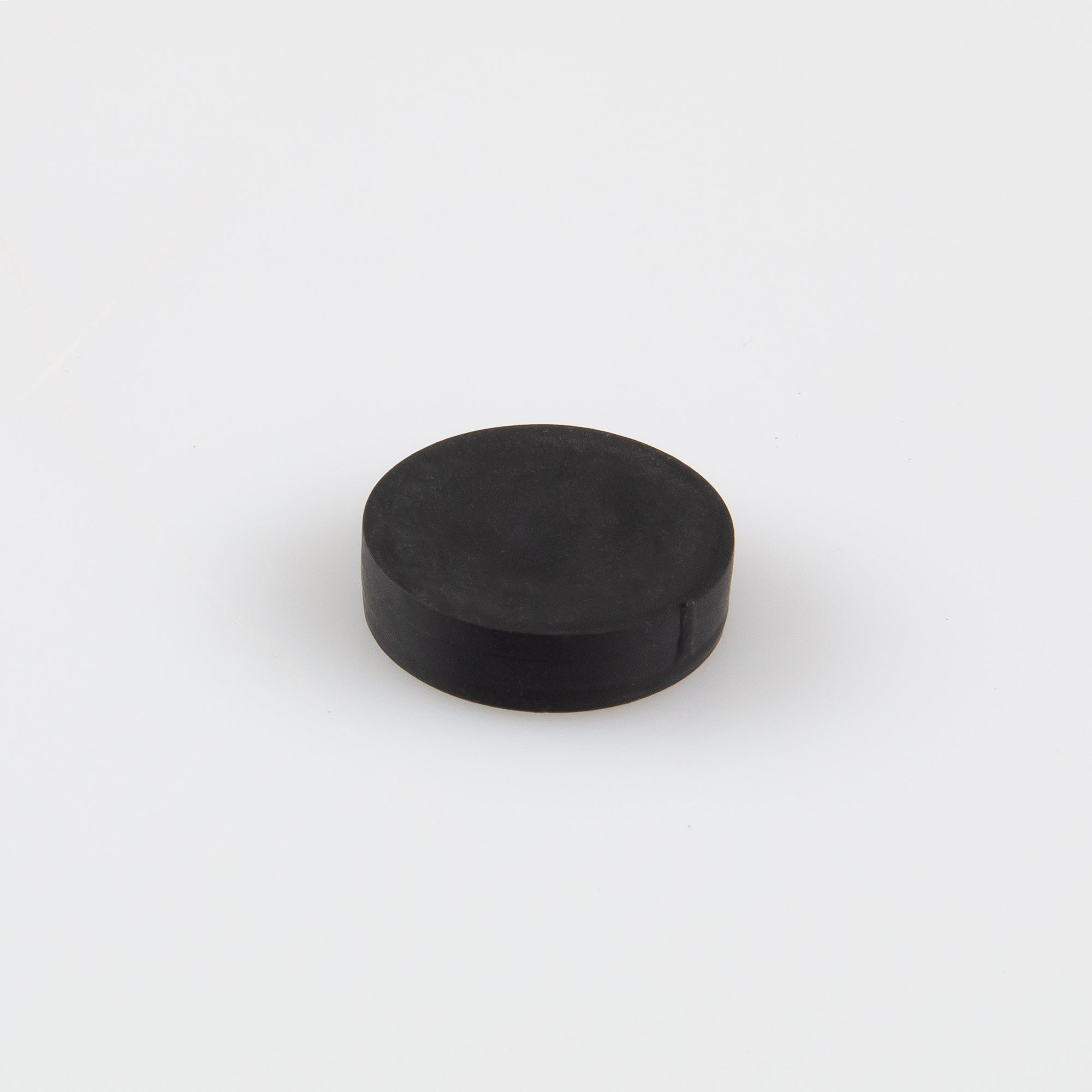 Gummiertes schwarzes Magnetsystem Ø22x6mm mit Innengewinde M4 Haftfläche