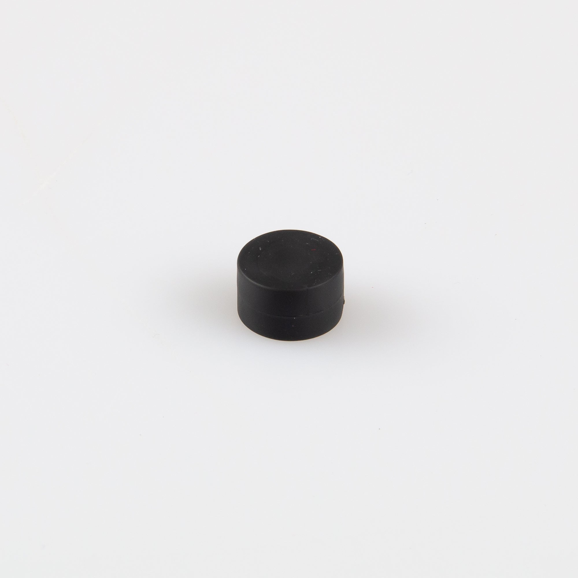 Gummiertes schwarzes Magnetsystem Ø12x7mm mit Innengewinde M3 Haftfläche
