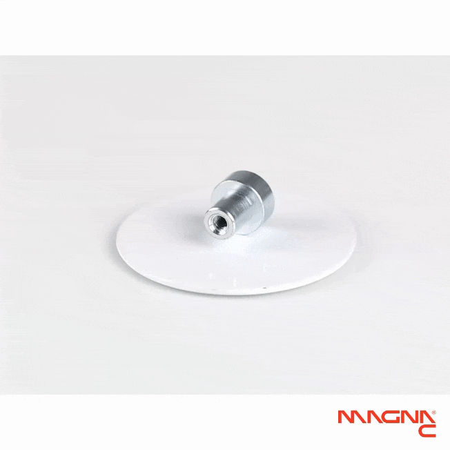 Neodym Topfmagnet Ø10x11,5mm mit Gewindebuchse 360 Grad Darstellung