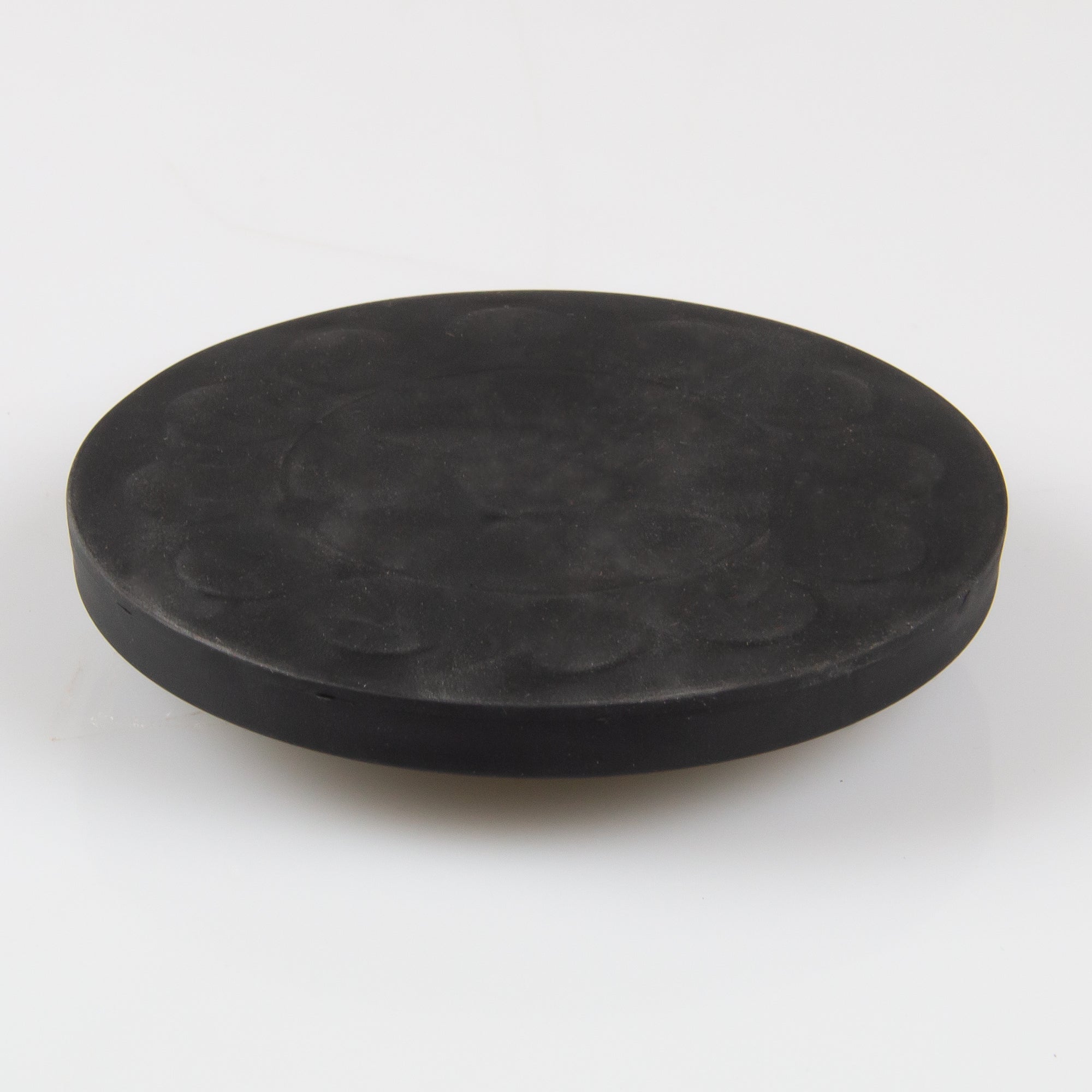 Gummiertes schwarzes Magnetsystem Ø88x8,5mm mit Gewindebuchse M8 Haftfläche