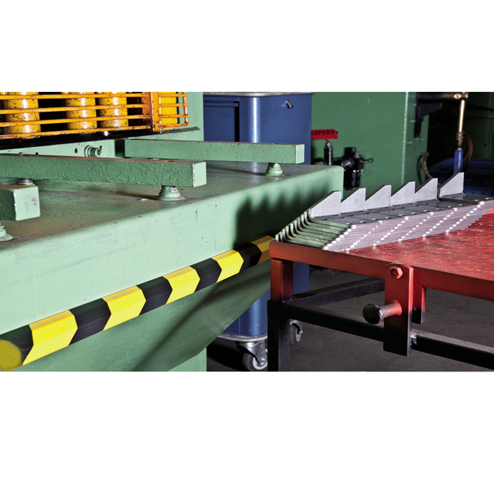 Magnetische Prallschutzleiste Trapezprofil Anwendung