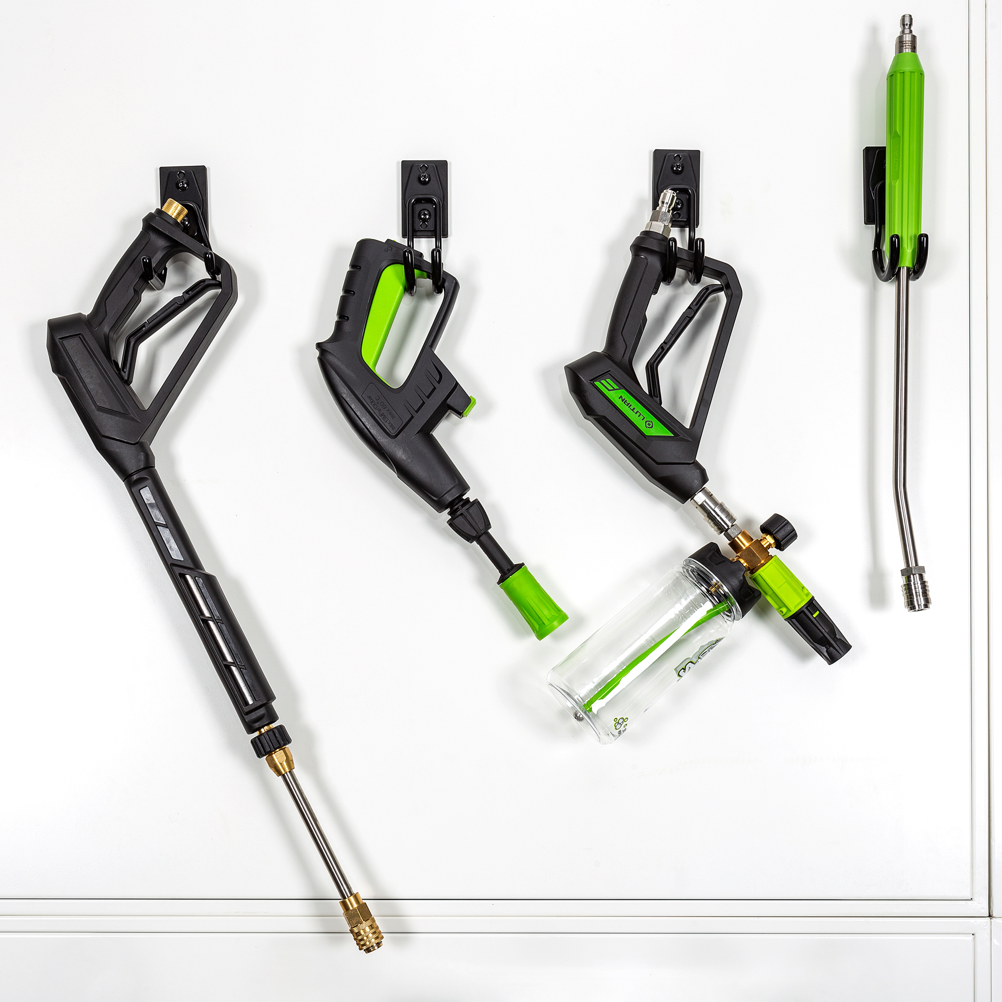 Magnetischer Geraetehalter - gummierter Magnethaken für Geräte, Werkzeug, Jacken und mehr