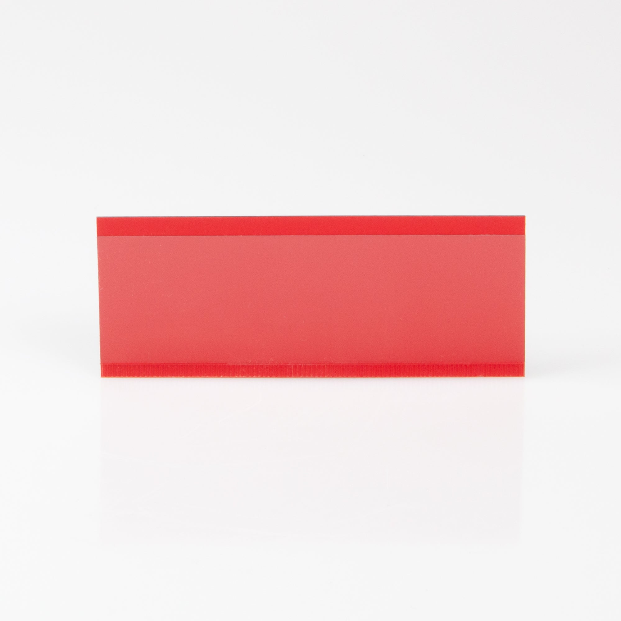 Klarsichtmagnetschild rot 100x30mm 