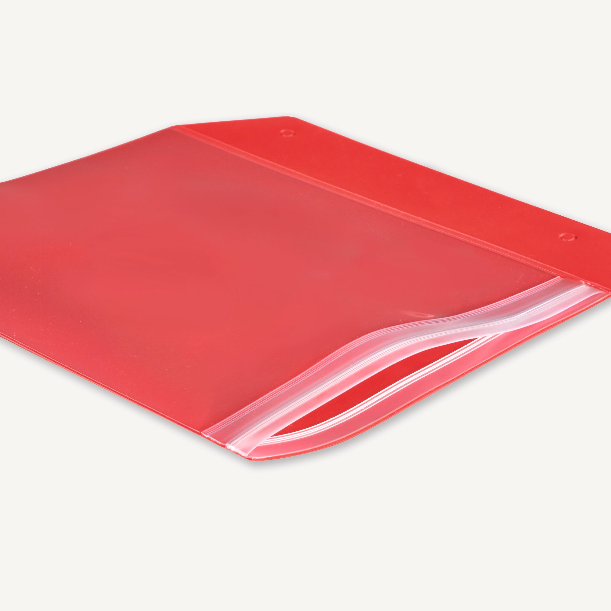 Magnettasche rot 220x300mm mit Druckverschluß für DIN A4