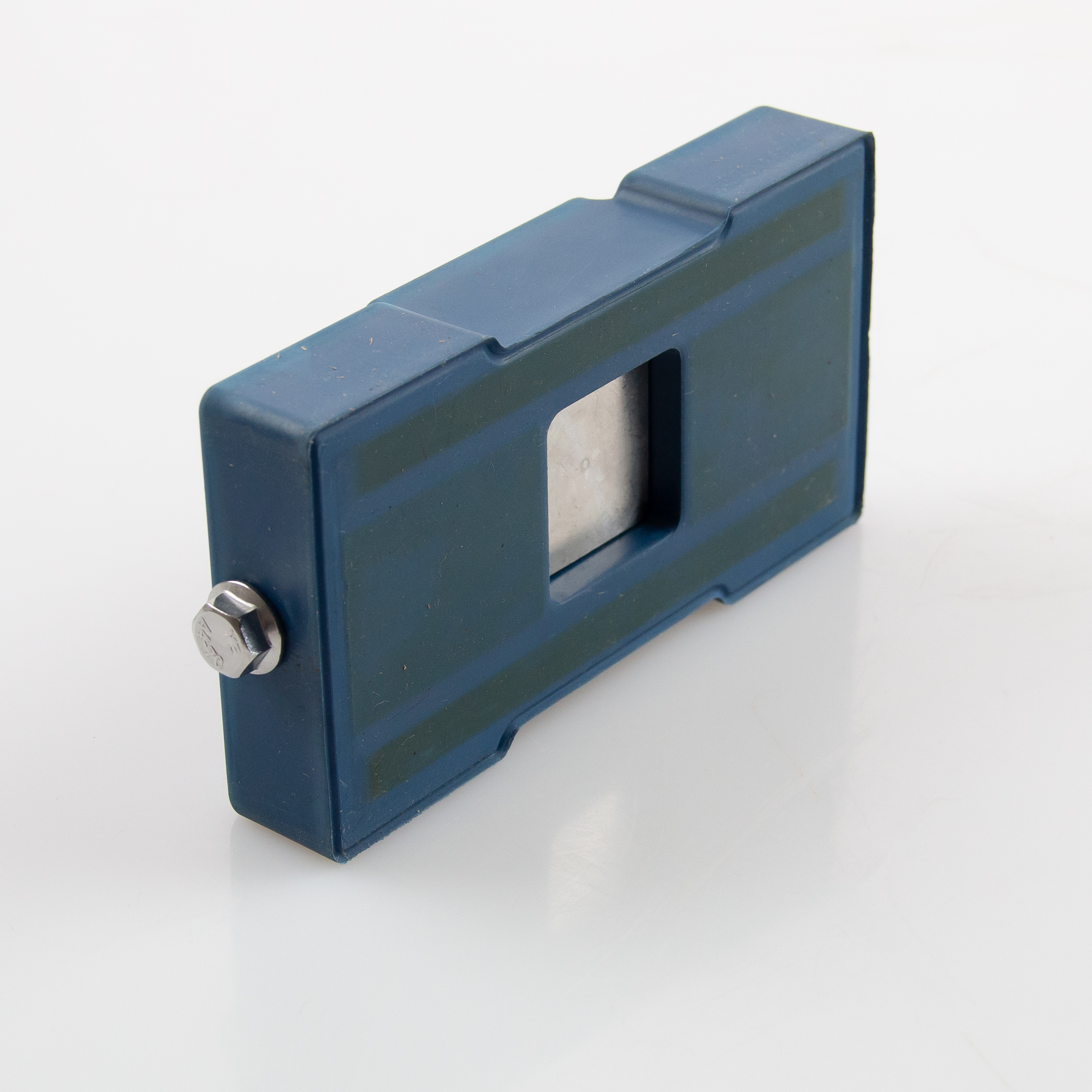 Gummiertes Magnetsystem 125x68x28mm mit Gewindezapfen M10x20mm