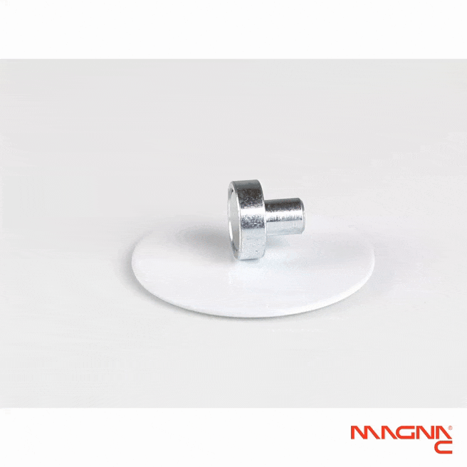 Neodym Topfmagnet Ø13x11,5mm mit Gewindebuchse 360 Grad Darstellung