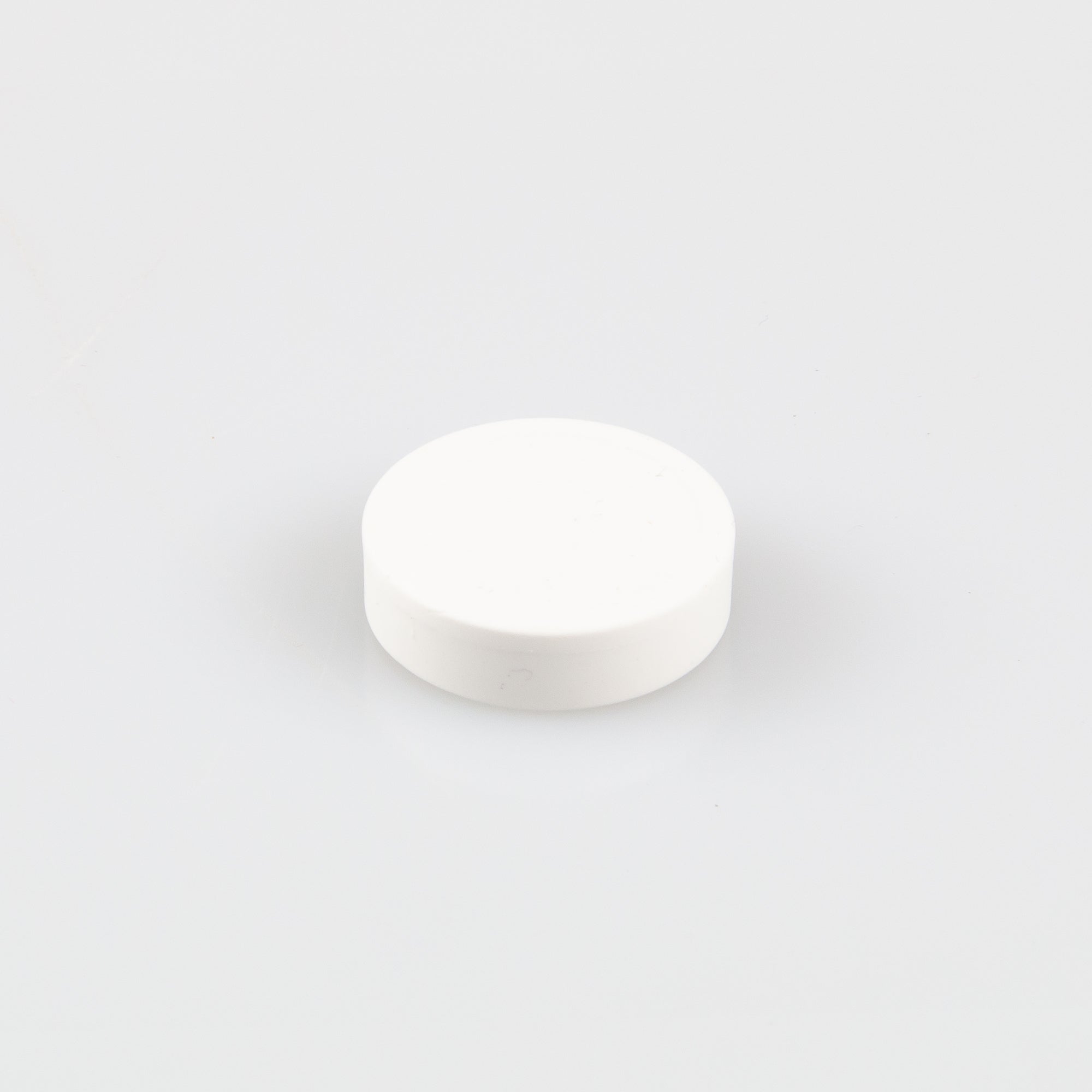 Gummiertes weißes Magnetsystem Ø22x6mm mit Innengewinde M4 Haftfläche