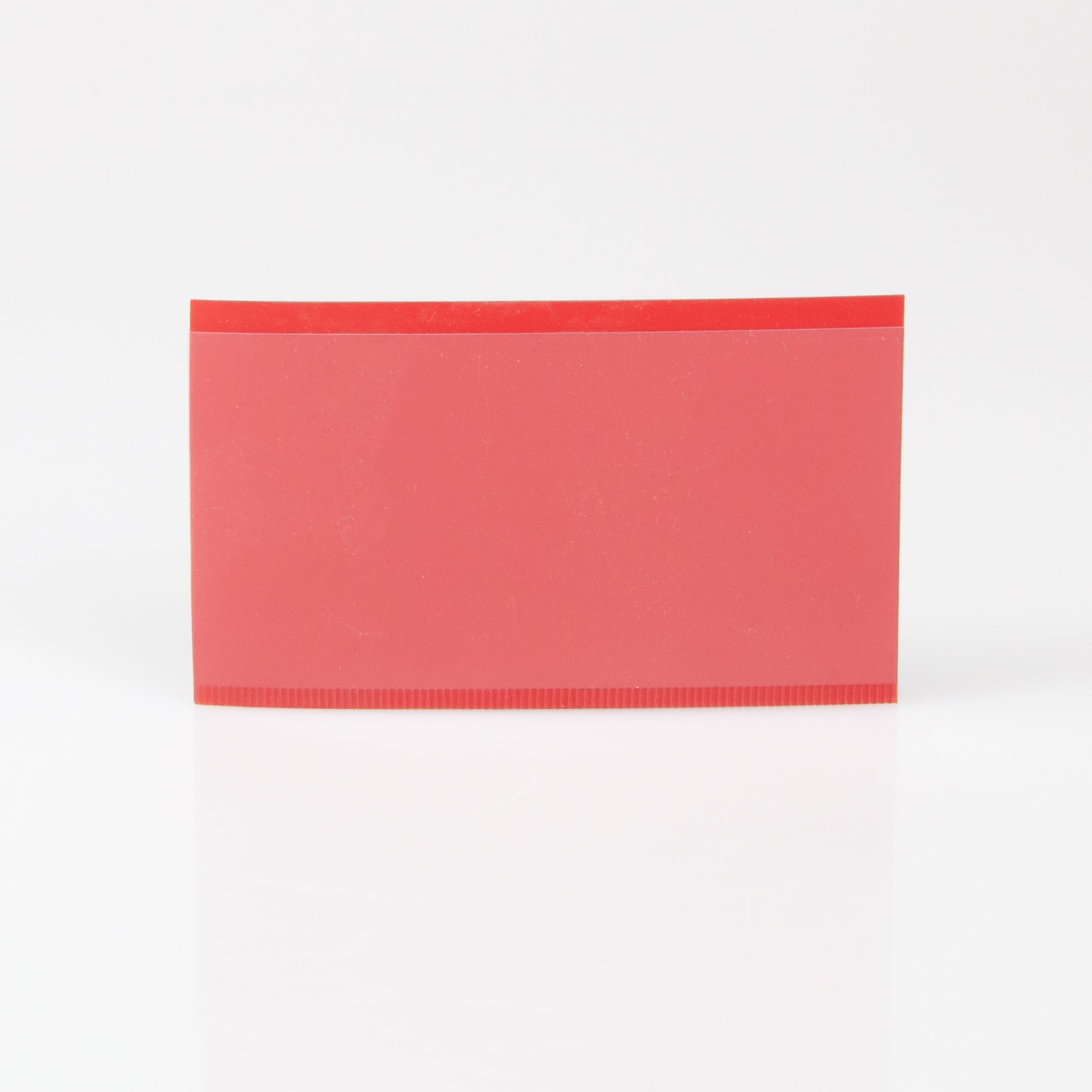 Klarsichtmagnetschild rot 100x50mm 