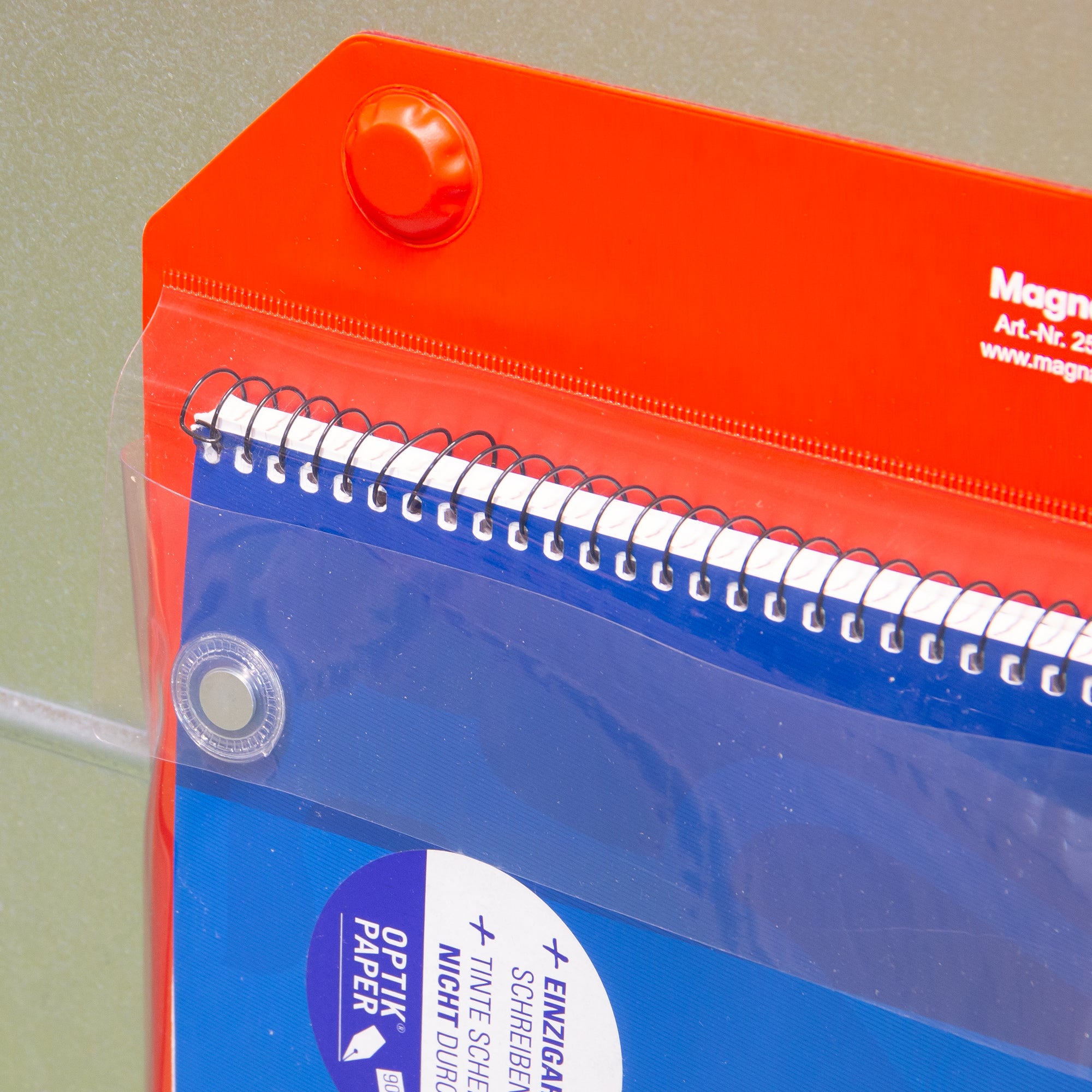 Magnetische XXL-Tasche für DIN A4 quer Anwendung