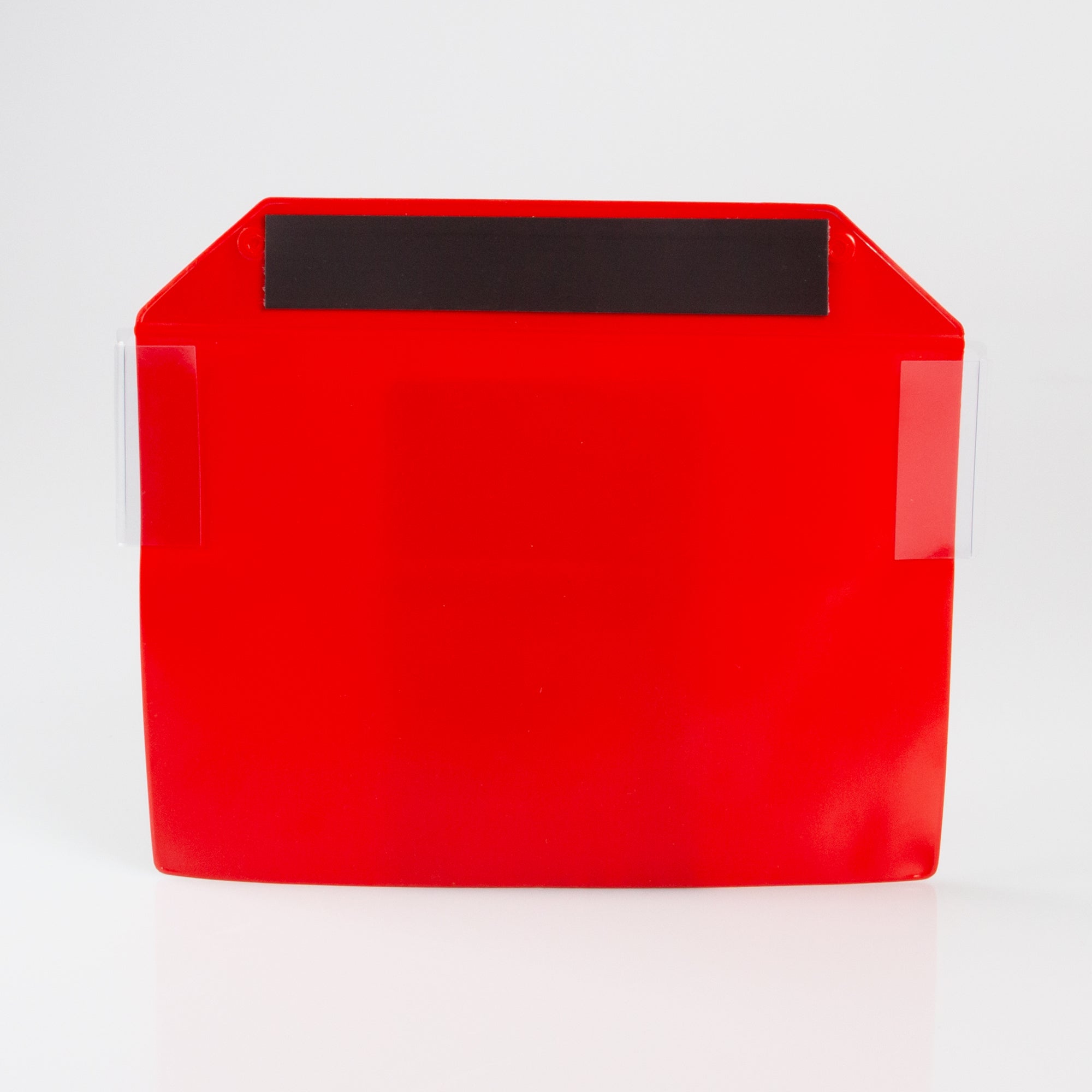 Magnettasche rot 217x155mm mit Regenklappe für DIN A5