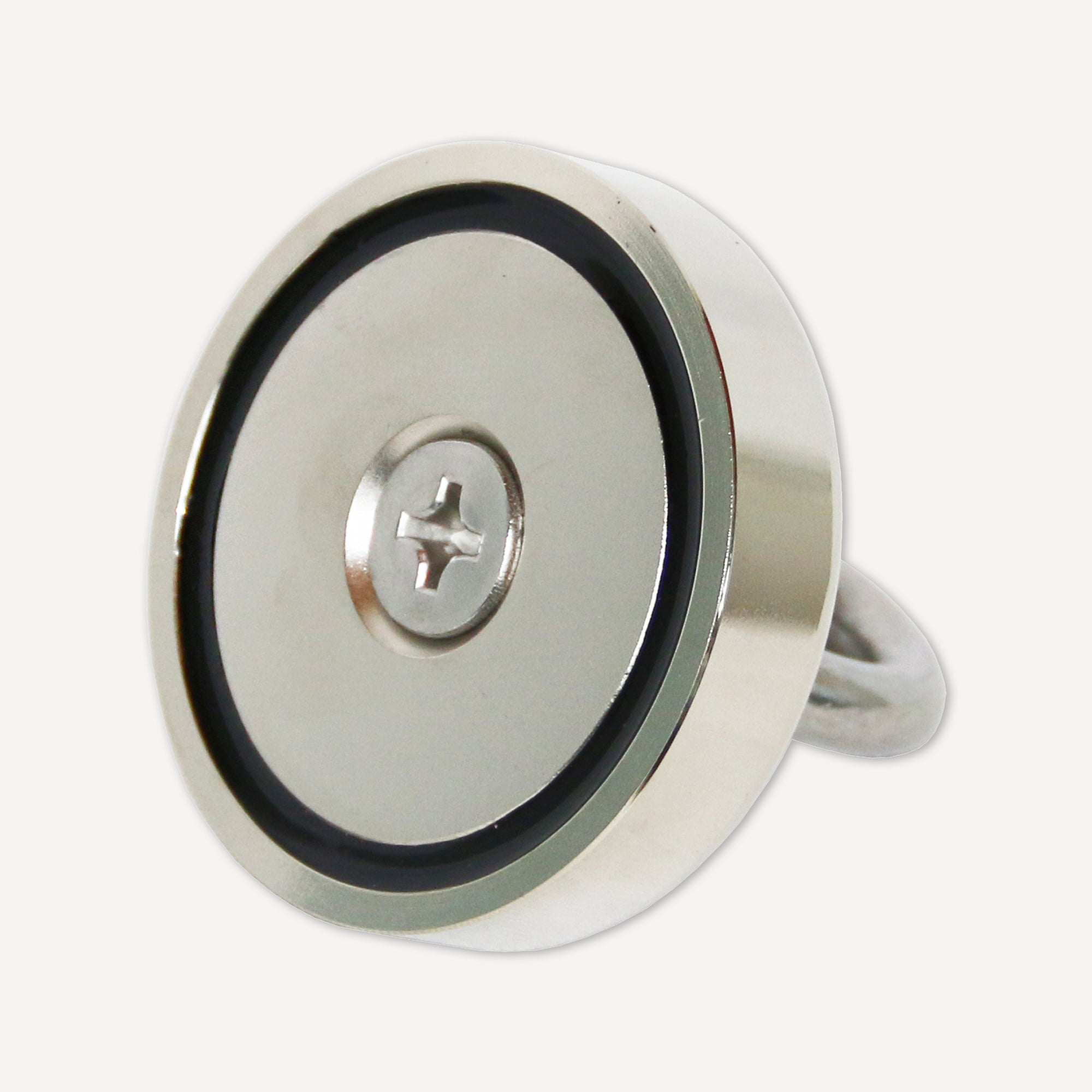 Neodym-Flachgreifer Ø60x15mm mit Öse Haftfläche