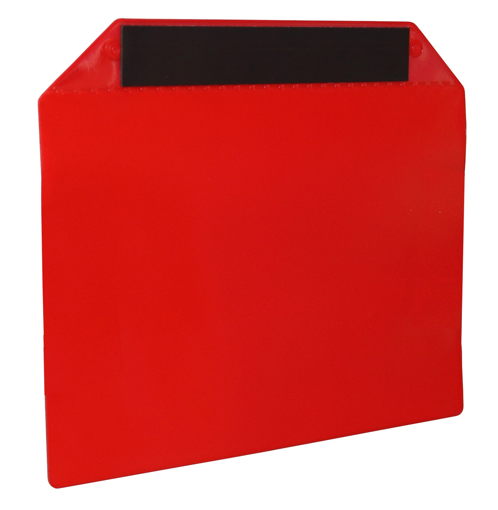Magnettasche rot 217x155mm mit Magnetband für DIN A5