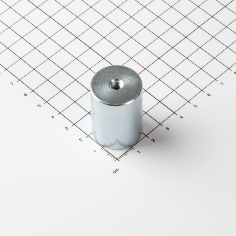 Stabgreifer aus AlNiCo Ø25x35mm mit Innengewinde | 34525