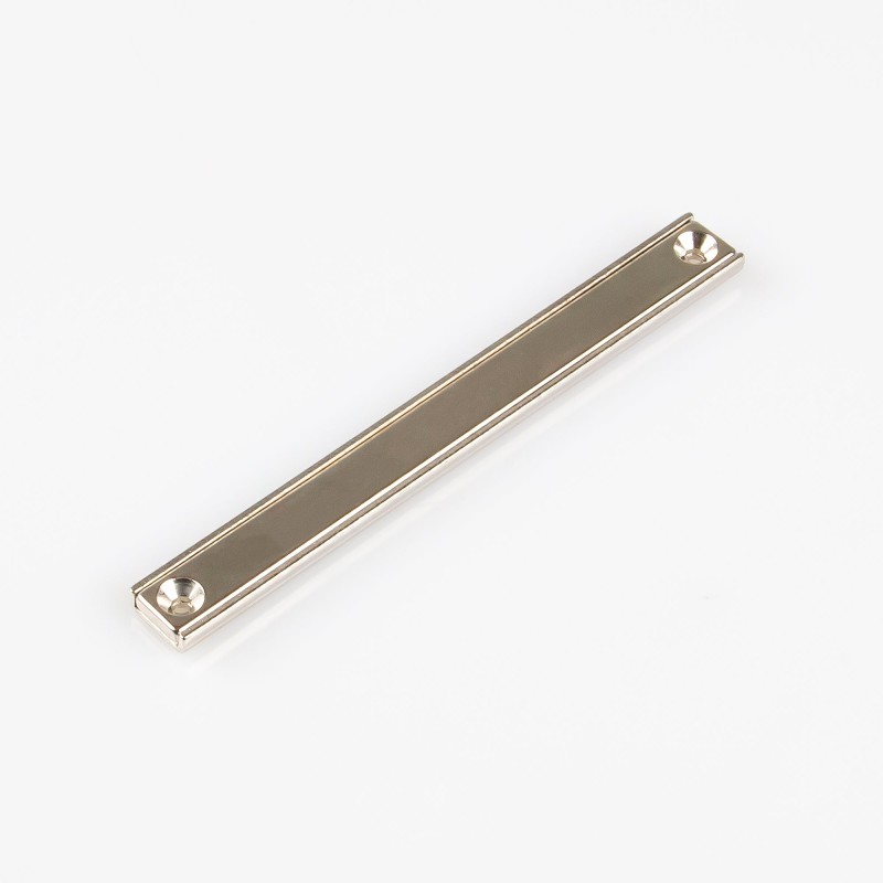Neodym Magnet 50,8 x 25,4 x 12,7 mm Kunststoffmantel 2 Senklöcher Neodym Magnet 50,8 x 25,4 x 12,7 mm Kunststoffmantel 2 Senklöcher